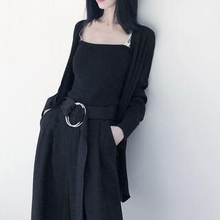 Open-front Asymmetric Light Jacket