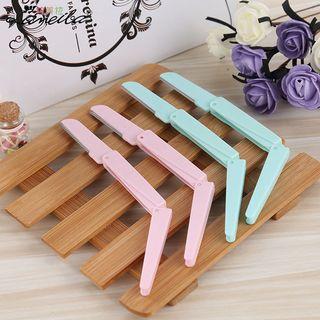 Foldable Eyebrow Razor (2 Pcs) Random Colour - One Size