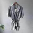 Tie-waist Gingham Playsuit