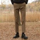 Tab-front Tapered Dress Pants