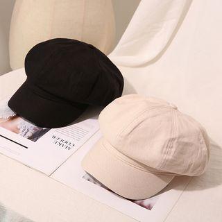 Plain Linen Cotton Octagonal Beret