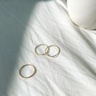 Skinny Ring Set (3 Pcs) Gold - One Size