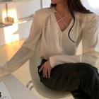 Cross Strap Blouse