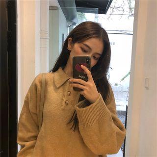 Oversize Collared Sweater