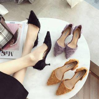 Fringed Pointed Pumps