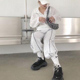 Plain Stitch Oversize Pullover / Jogger Pants