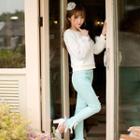 Bow Skinny Pants