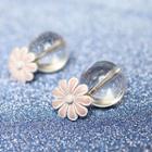 Flower Accent Double-sided Earrings