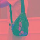 Flap Faux Sling Bag