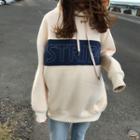 Letter Hoodie Almond - One Size