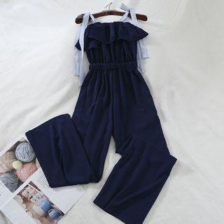 Tie Strap Wide-leg Jumpsuit