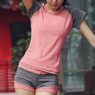 Raglan Quick Dry Short-sleeve Sports Top