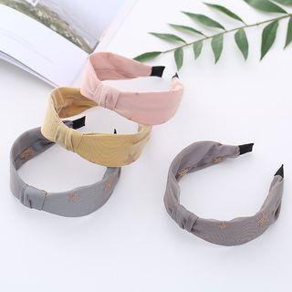 Star Print Knotted Headband