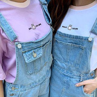 Rabbit Embroidered T-shirt
