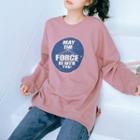 Printed Pullover Bean Pink - One Size