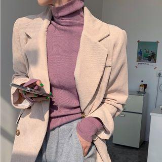 Long-sleeve T-shirt / Corduroy Double Breasted Blazer