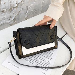 Snap Button Crossbody Bag
