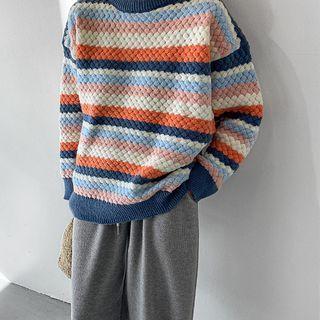 Multicolor-stripe Sweater