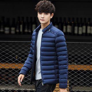 Zip-detail Padded Zip Jacket