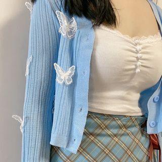 Butterfly Cardigan Blue - One Size