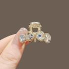Bow Faux Crystal Hair Clamp Gold - One Size