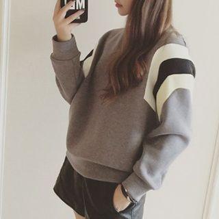 Contrast Trim Sweatshirt