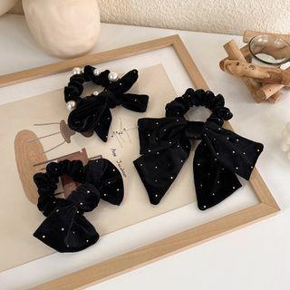 Bow Velvet Hair Tie (various Designs)