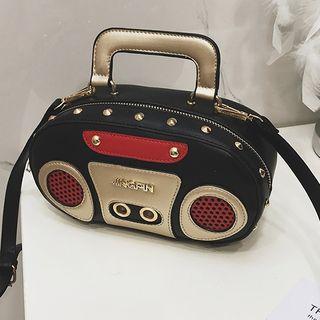 Radio Shaped Crossbody Bag