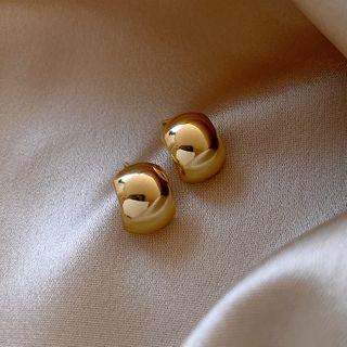 Stud Earring 1 Pair - Gold - One Size