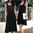 Wide-strap A-line Dress