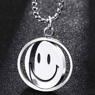 Smiley Stainless Steel Necklace