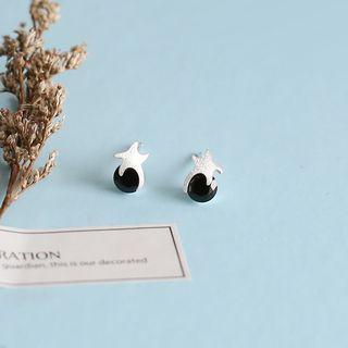 Starfish Agate Stud Earrings