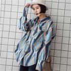 Long-sleeve Printed Loose-fit Shirt