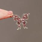 Butterfly Hair Clip Pink - One Size