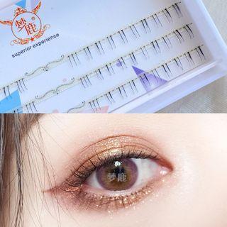 False Eyelashes #fd03 Fd03 - Set Of 60 - Black - One Size
