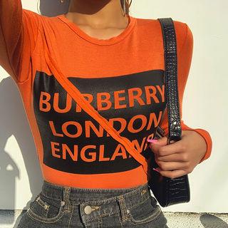 Printed Seam-trim Slim-fit T-shirt