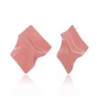 Curvy Earring 1 Pair - 1467 - Pink - One Size