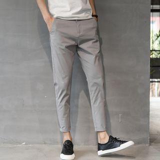 Straight Elastic Pants