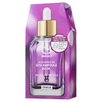 Gangbly - Jeju Horse Oil Vita Ampoule Mask Primium 10 Pcs