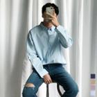 Long-sleeve Shirt In 4 Colors