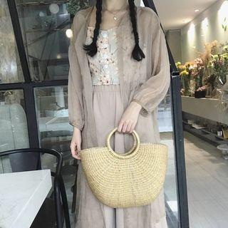Plain Long Sheer Coat