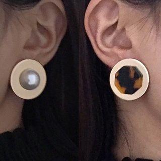 Single Beaded Round Earring