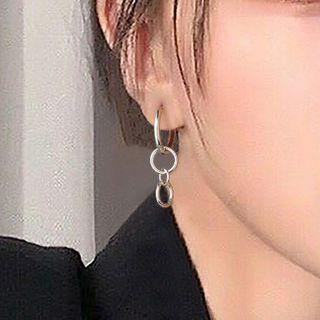 Interlocking Hoop Sterling Silver Earring (various Designs) / Set
