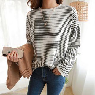 Ringer Cotton Stripe T-shirt