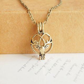 Deer Aromatherapy Diffuser Necklace