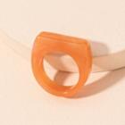 Acrylic Ring Orange - One Size