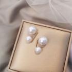 Faux Pearl Earring 1 Pair - E1962 - White - One Size