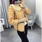 Fleece Collared Down Jacket