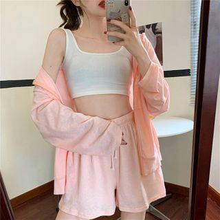 Hood Zip Jacket / Shorts / Tank Top / Set