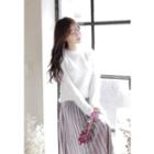 Crew-neck Furry Sweater
